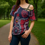 Melbourne NAIDOC Week 2026 Personalised Cross Shoulder Shirt 50 Years of Deadly Aboriginal Art