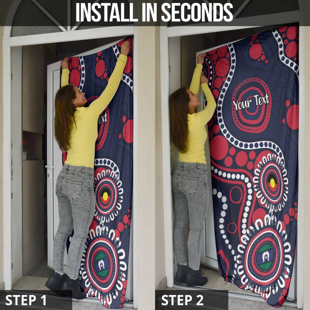 Melbourne NAIDOC Week 2026 Personalised Door Cover 50 Years of Deadly Aboriginal Art