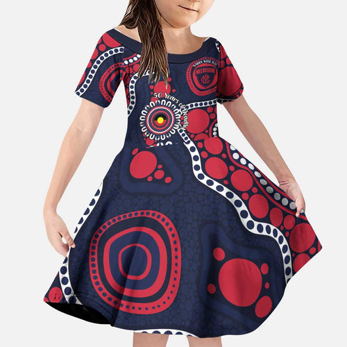 Melbourne NAIDOC Week 2026 Personalised Family Matching Mermaid Dress and Hawaiian Shirt 50 Years of Deadly Aboriginal Art