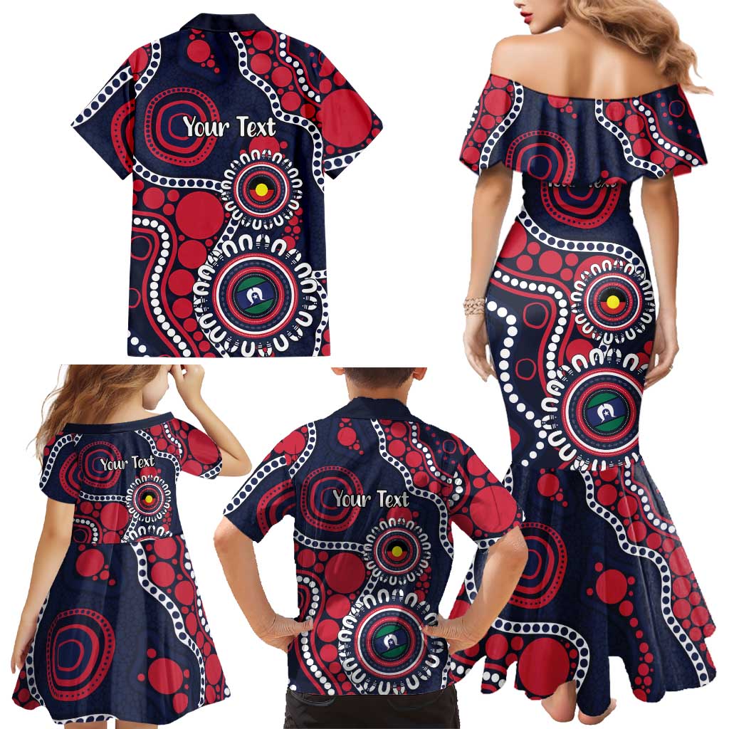 Melbourne NAIDOC Week 2026 Personalised Family Matching Mermaid Dress and Hawaiian Shirt 50 Years of Deadly Aboriginal Art