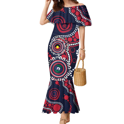 Melbourne NAIDOC Week 2026 Personalised Family Matching Mermaid Dress and Hawaiian Shirt 50 Years of Deadly Aboriginal Art