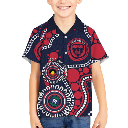 Melbourne NAIDOC Week 2026 Personalised Family Matching Mermaid Dress and Hawaiian Shirt 50 Years of Deadly Aboriginal Art