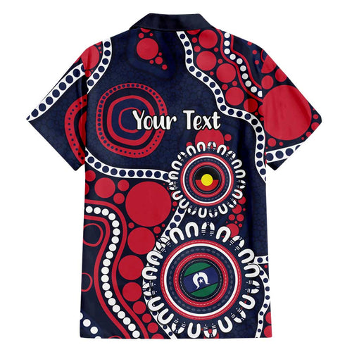 Melbourne NAIDOC Week 2026 Personalised Family Matching Off The Shoulder Long Sleeve Dress and Hawaiian Shirt 50 Years of Deadly Aboriginal Art