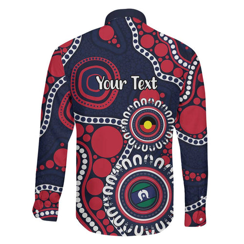 Melbourne NAIDOC Week 2026 Personalised Family Matching Off Shoulder Short Dress and Hawaiian Shirt 50 Years of Deadly Aboriginal Art