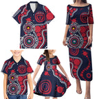 Melbourne NAIDOC Week 2026 Personalised Family Matching Puletasi and Hawaiian Shirt 50 Years of Deadly Aboriginal Art