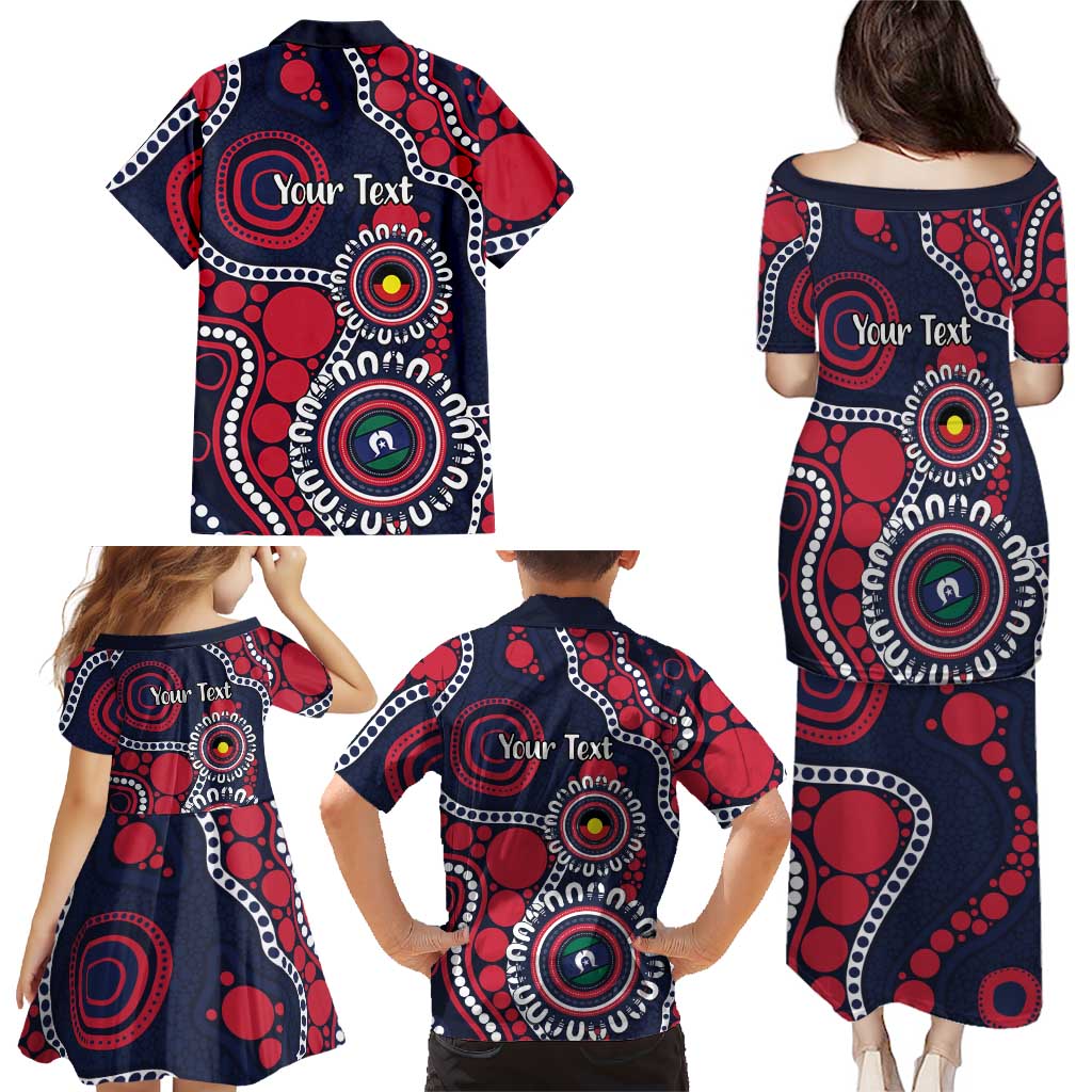 Melbourne NAIDOC Week 2026 Personalised Family Matching Puletasi and Hawaiian Shirt 50 Years of Deadly Aboriginal Art