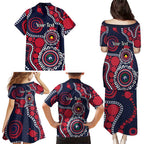 Melbourne NAIDOC Week 2026 Personalised Family Matching Puletasi and Hawaiian Shirt 50 Years of Deadly Aboriginal Art