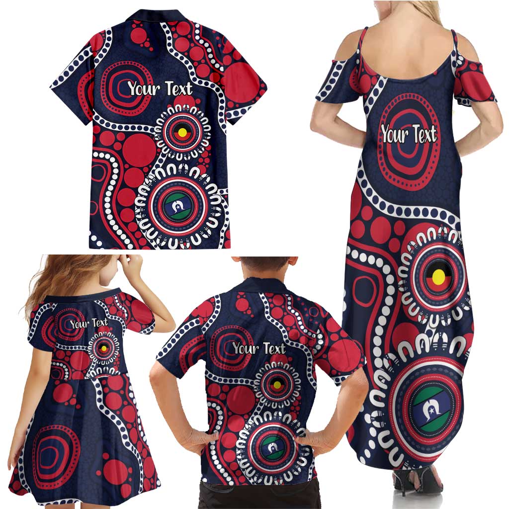 Melbourne NAIDOC Week 2026 Personalised Family Matching Summer Maxi Dress and Hawaiian Shirt 50 Years of Deadly Aboriginal Art