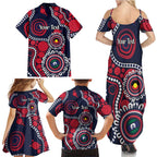 Melbourne NAIDOC Week 2026 Personalised Family Matching Summer Maxi Dress and Hawaiian Shirt 50 Years of Deadly Aboriginal Art