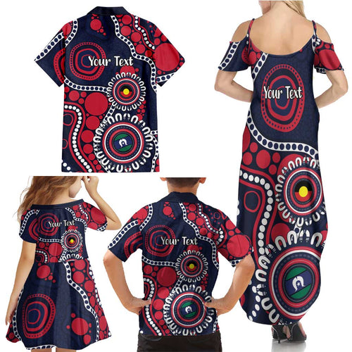 Melbourne NAIDOC Week 2026 Personalised Family Matching Summer Maxi Dress and Hawaiian Shirt 50 Years of Deadly Aboriginal Art