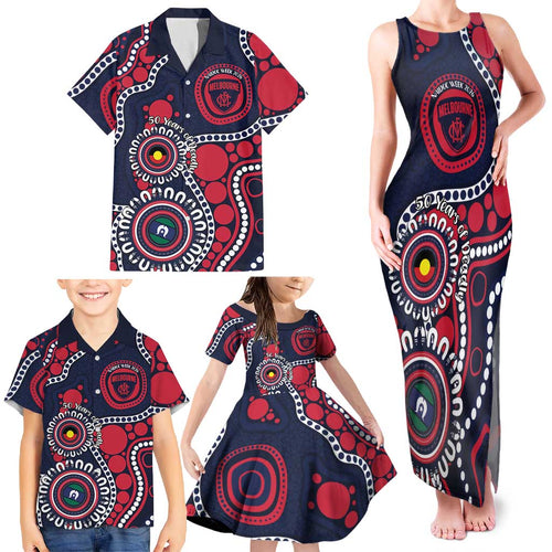 Melbourne NAIDOC Week 2026 Personalised Family Matching Tank Maxi Dress and Hawaiian Shirt 50 Years of Deadly Aboriginal Art