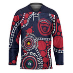 Melbourne NAIDOC Week 2026 Personalised Hockey Jersey 50 Years of Deadly Aboriginal Art