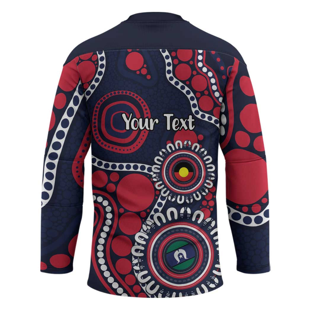 Melbourne NAIDOC Week 2026 Personalised Hockey Jersey 50 Years of Deadly Aboriginal Art
