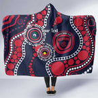 Melbourne NAIDOC Week 2026 Personalised Hooded Blanket 50 Years of Deadly Aboriginal Art
