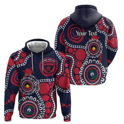 Melbourne NAIDOC Week 2026 Personalised Hoodie 50 Years of Deadly Aboriginal Art