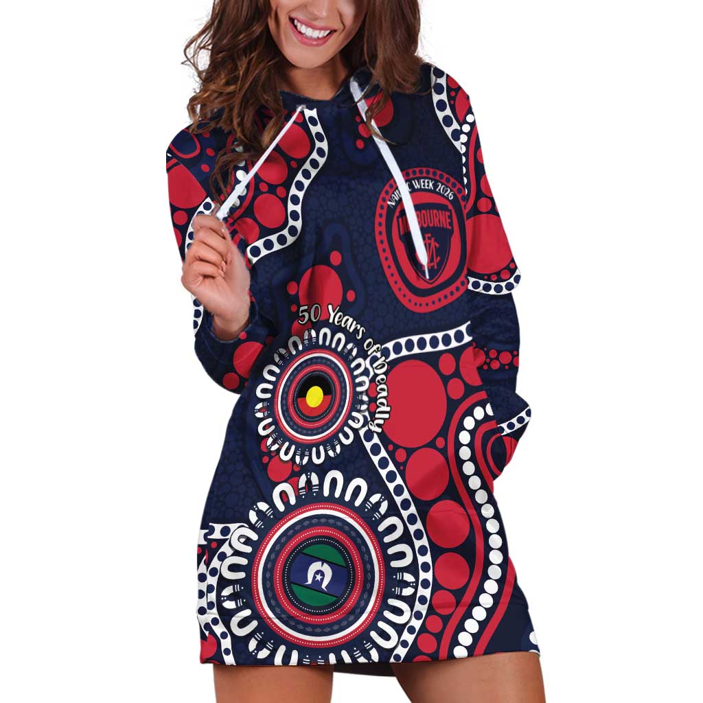 Melbourne NAIDOC Week 2026 Personalised Hoodie Dress 50 Years of Deadly Aboriginal Art