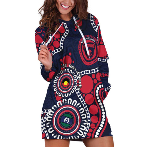 Melbourne NAIDOC Week 2026 Personalised Hoodie Dress 50 Years of Deadly Aboriginal Art