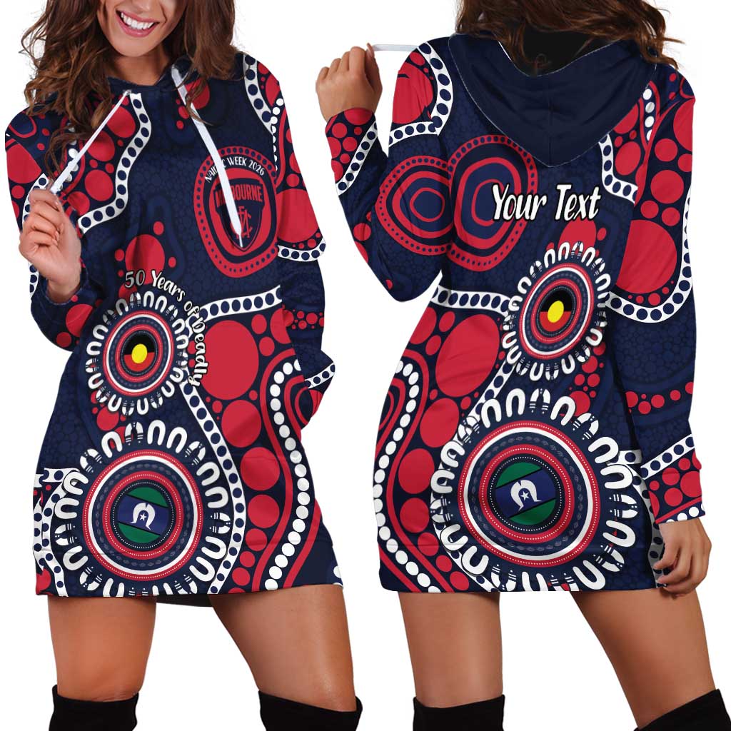 Melbourne NAIDOC Week 2026 Personalised Hoodie Dress 50 Years of Deadly Aboriginal Art