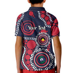 Melbourne NAIDOC Week 2026 Personalised Kid Polo Shirt 50 Years of Deadly Aboriginal Art