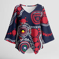 Melbourne NAIDOC Week 2026 Personalised Kimono Sleeve Blouse 50 Years of Deadly Aboriginal Art