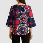 Melbourne NAIDOC Week 2026 Personalised Kimono Sleeve Blouse 50 Years of Deadly Aboriginal Art