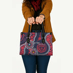 Melbourne NAIDOC Week 2026 Personalised Leather Bag 50 Years of Deadly Aboriginal Art