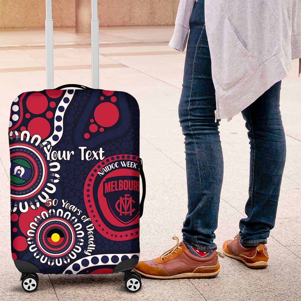 Melbourne NAIDOC Week 2026 Personalised Luggage Cover 50 Years of Deadly Aboriginal Art