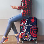 Melbourne NAIDOC Week 2026 Personalised Luggage Cover 50 Years of Deadly Aboriginal Art