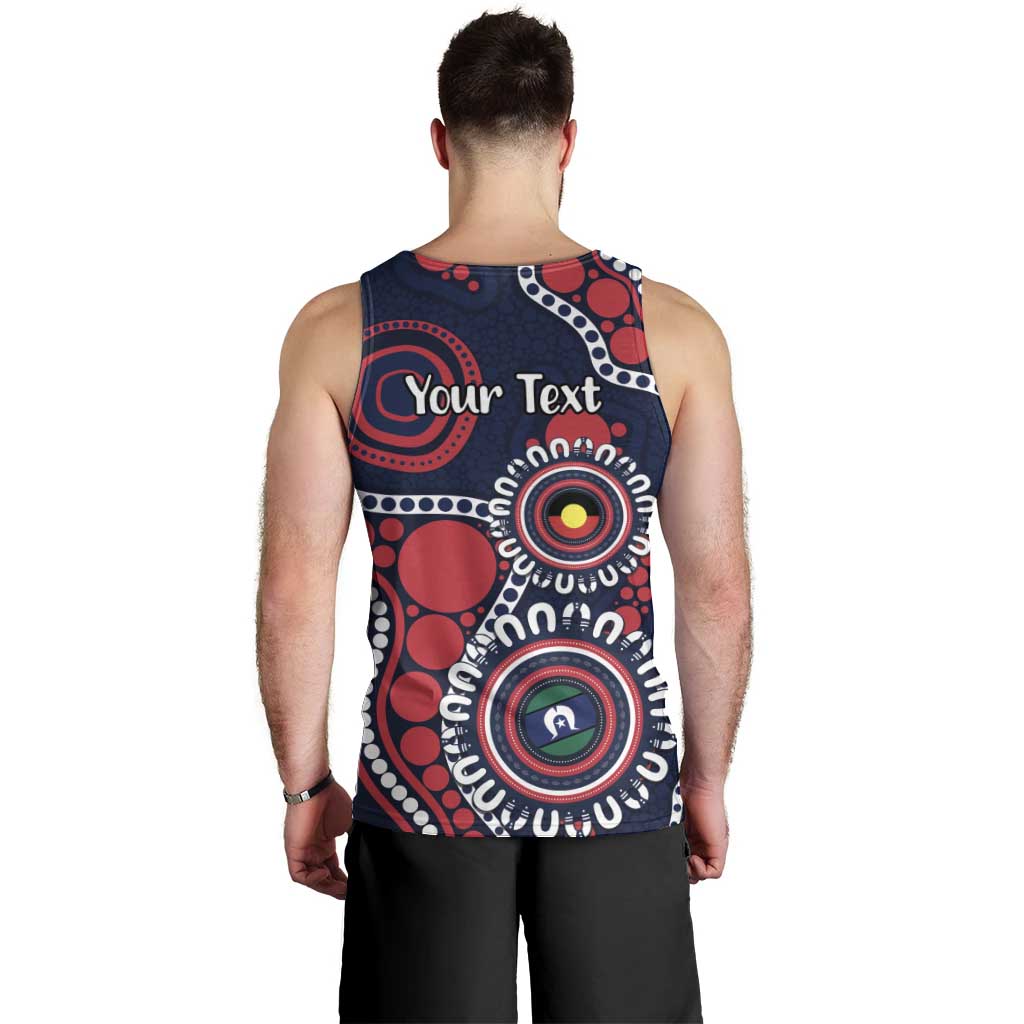Melbourne NAIDOC Week 2026 Personalised Men Tank Top 50 Years of Deadly Aboriginal Art