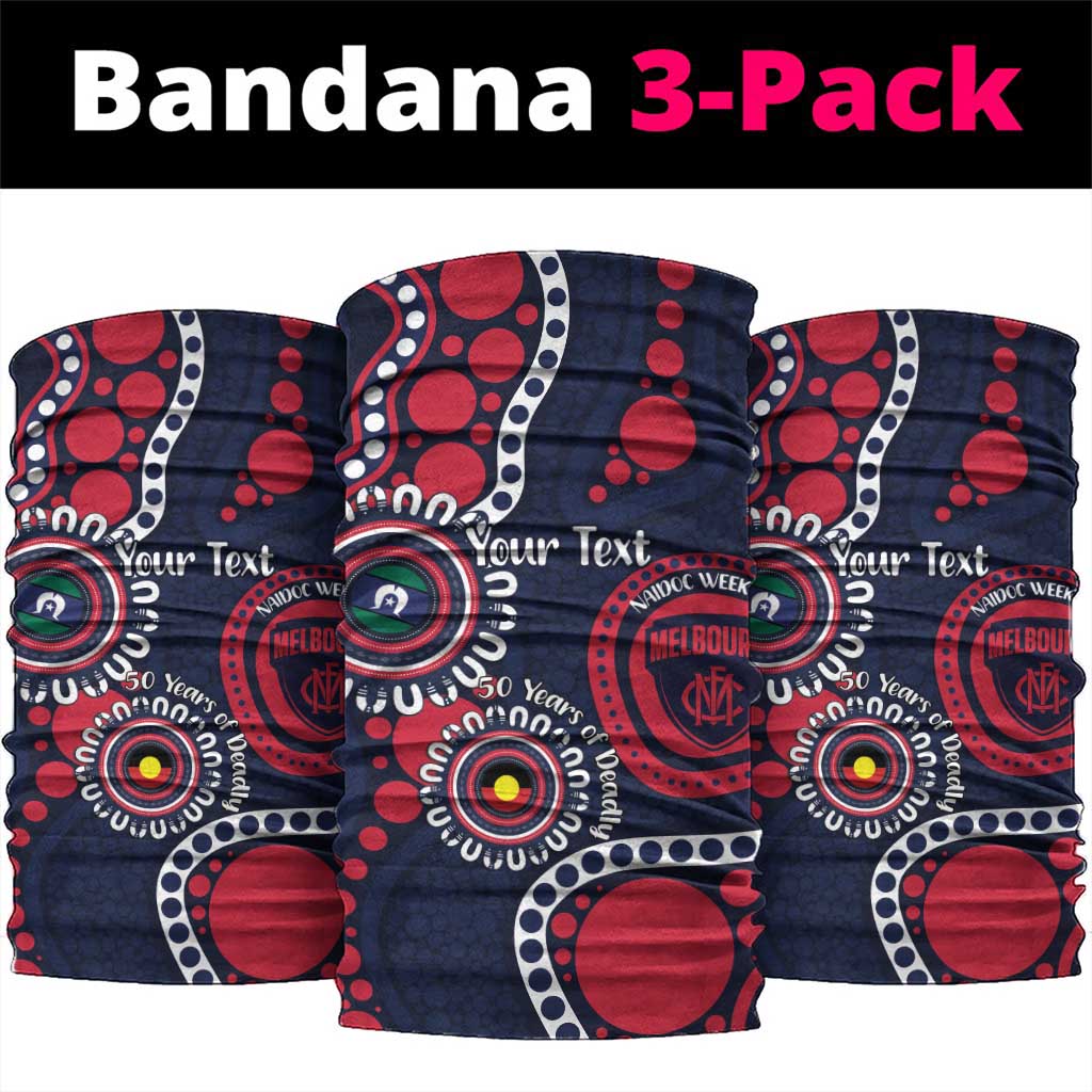 Melbourne NAIDOC Week 2026 Personalised Neck Gaiter 50 Years of Deadly Aboriginal Art