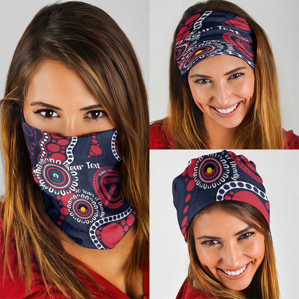 Melbourne NAIDOC Week 2026 Personalised Neck Gaiter 50 Years of Deadly Aboriginal Art