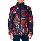 Melbourne NAIDOC Week 2026 Personalised Padded Jacket 50 Years of Deadly Aboriginal Art