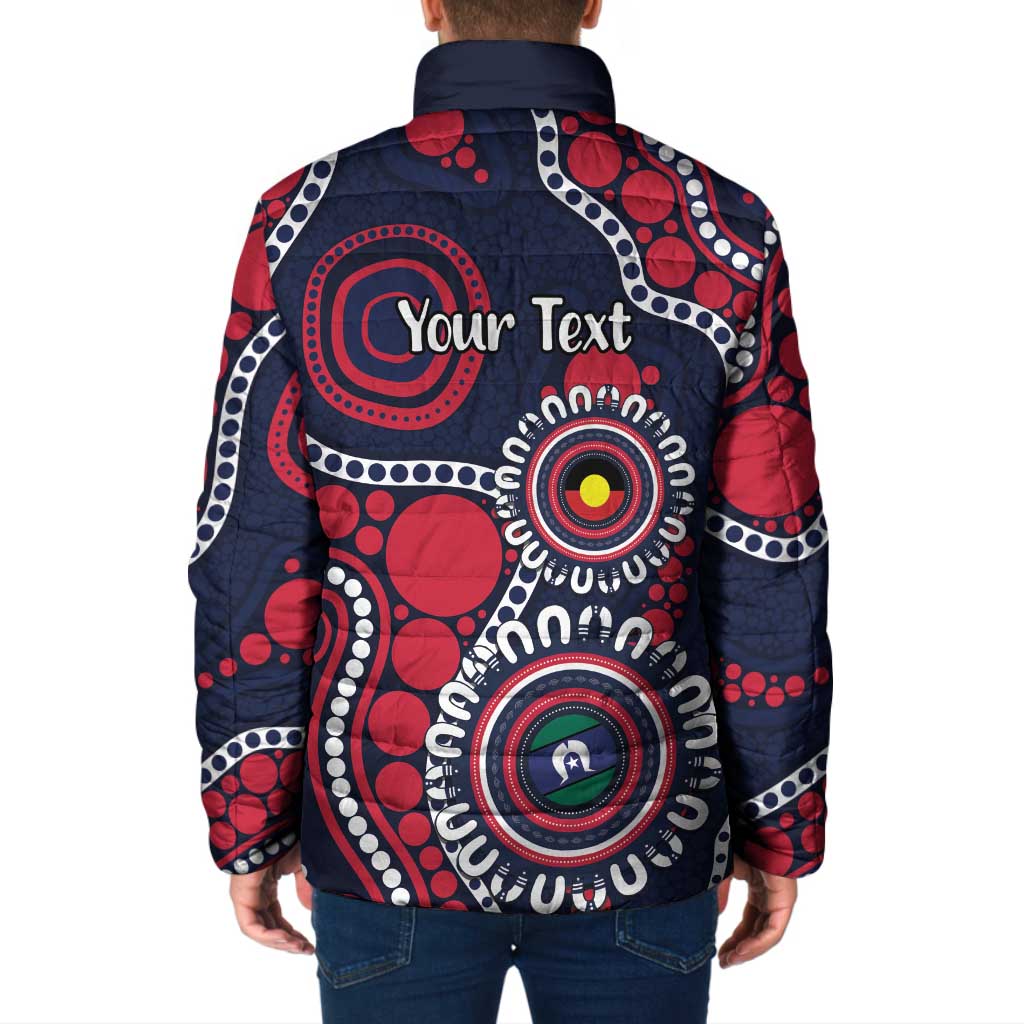 Melbourne NAIDOC Week 2026 Personalised Padded Jacket 50 Years of Deadly Aboriginal Art