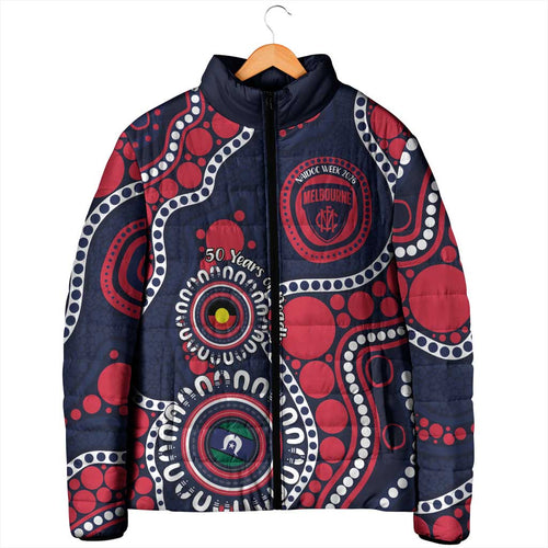 Melbourne NAIDOC Week 2026 Personalised Padded Jacket 50 Years of Deadly Aboriginal Art