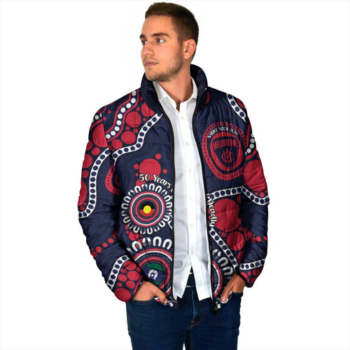 Melbourne NAIDOC Week 2026 Personalised Padded Jacket 50 Years of Deadly Aboriginal Art