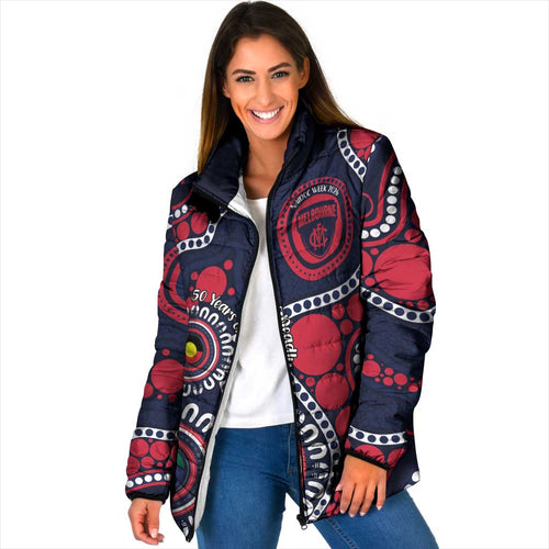 Melbourne NAIDOC Week 2026 Personalised Padded Jacket 50 Years of Deadly Aboriginal Art