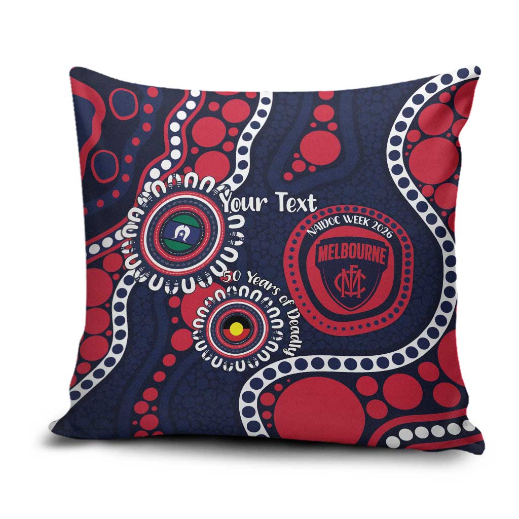 Melbourne NAIDOC Week 2026 Personalised Pillow Cover 50 Years of Deadly Aboriginal Art