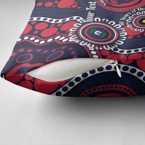 Melbourne NAIDOC Week 2026 Personalised Pillow Cover 50 Years of Deadly Aboriginal Art