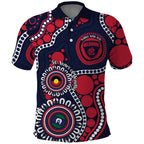 Melbourne NAIDOC Week 2026 Personalised Polo Shirt 50 Years of Deadly Aboriginal Art