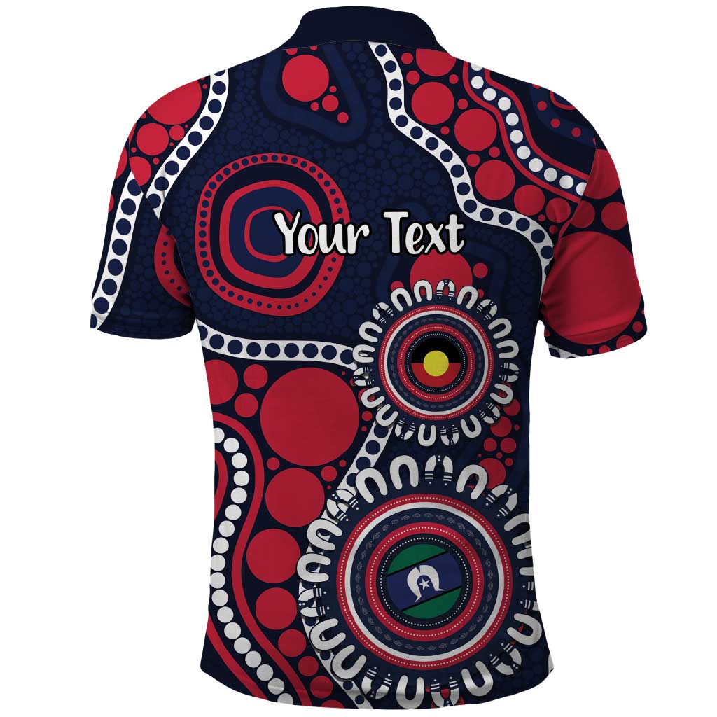 Melbourne NAIDOC Week 2026 Personalised Polo Shirt 50 Years of Deadly Aboriginal Art