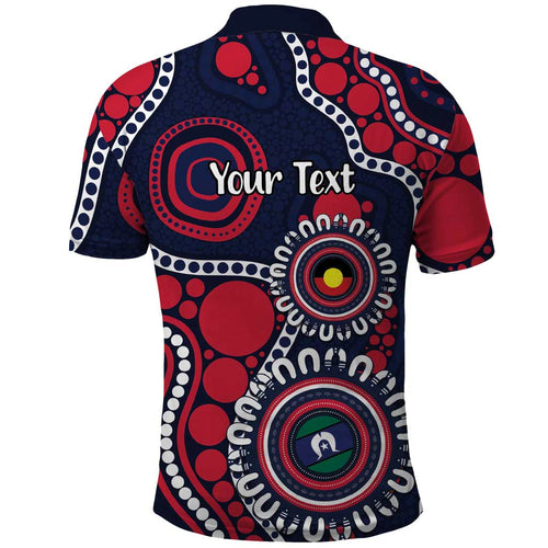 Melbourne NAIDOC Week 2026 Personalised Polo Shirt 50 Years of Deadly Aboriginal Art