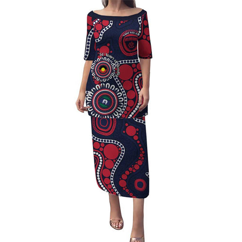 Melbourne NAIDOC Week 2026 Personalised Puletasi 50 Years of Deadly Aboriginal Art