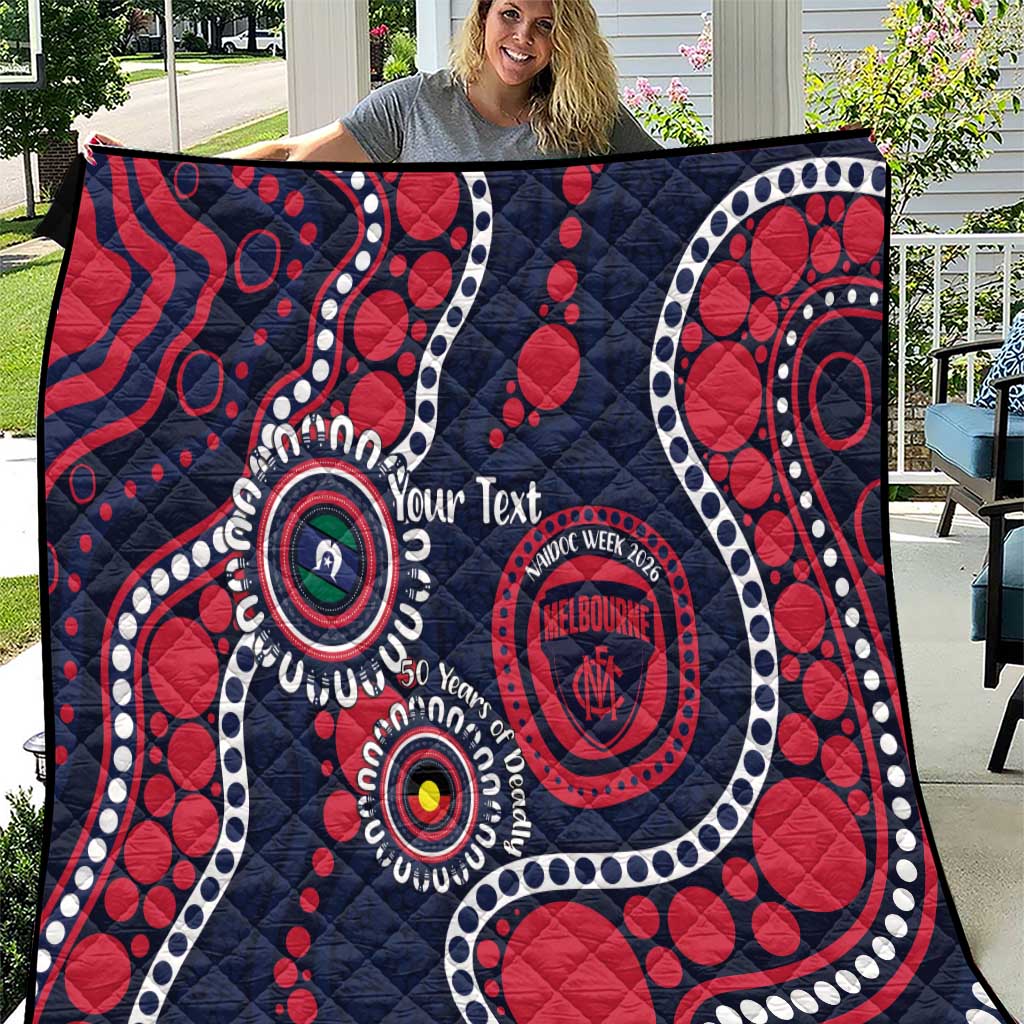 Melbourne NAIDOC Week 2026 Personalised Quilt 50 Years of Deadly Aboriginal Art