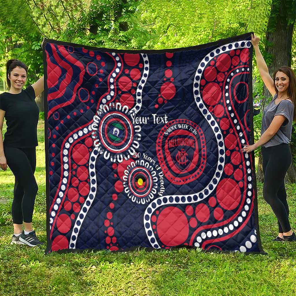 Melbourne NAIDOC Week 2026 Personalised Quilt 50 Years of Deadly Aboriginal Art