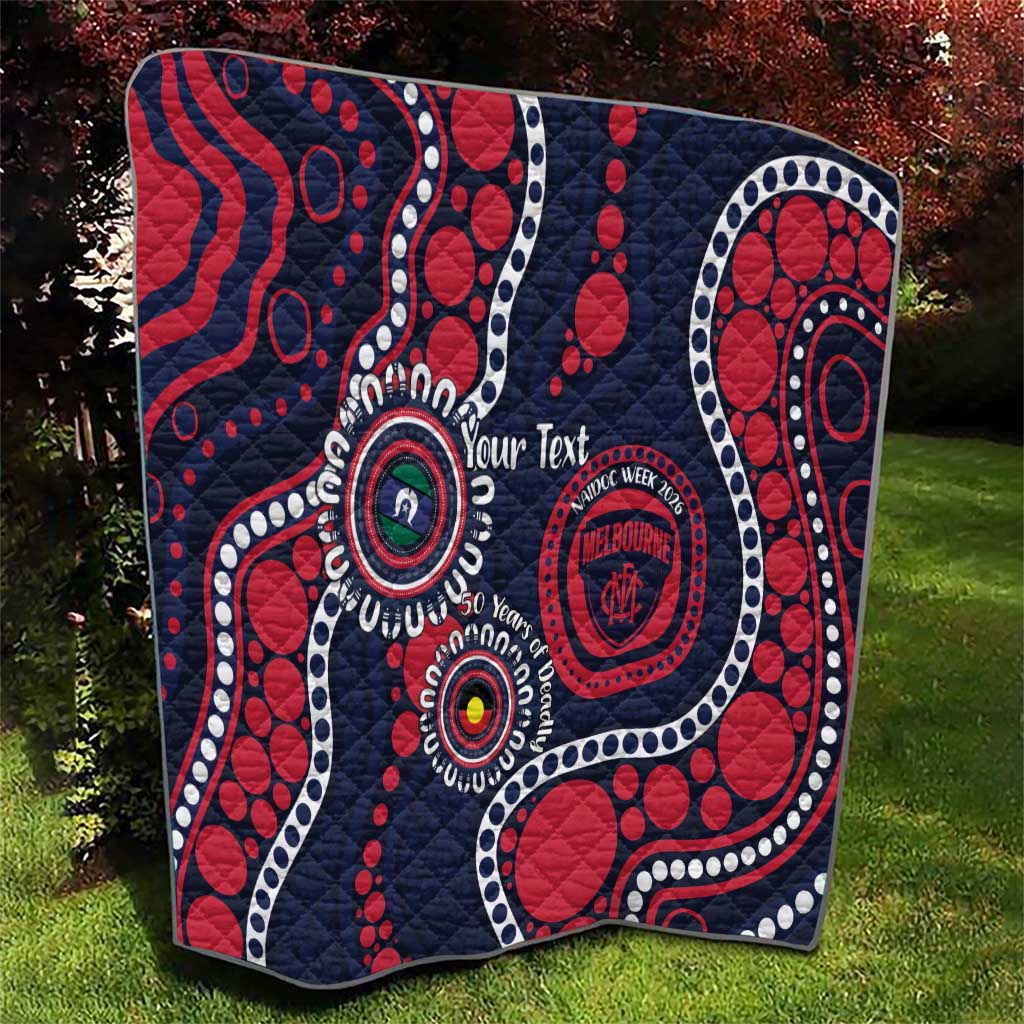 Melbourne NAIDOC Week 2026 Personalised Quilt 50 Years of Deadly Aboriginal Art