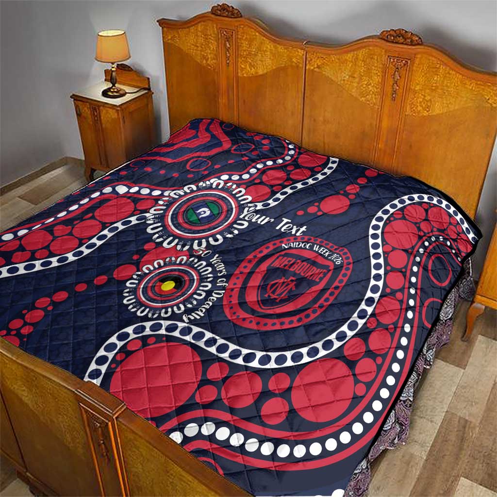 Melbourne NAIDOC Week 2026 Personalised Quilt 50 Years of Deadly Aboriginal Art