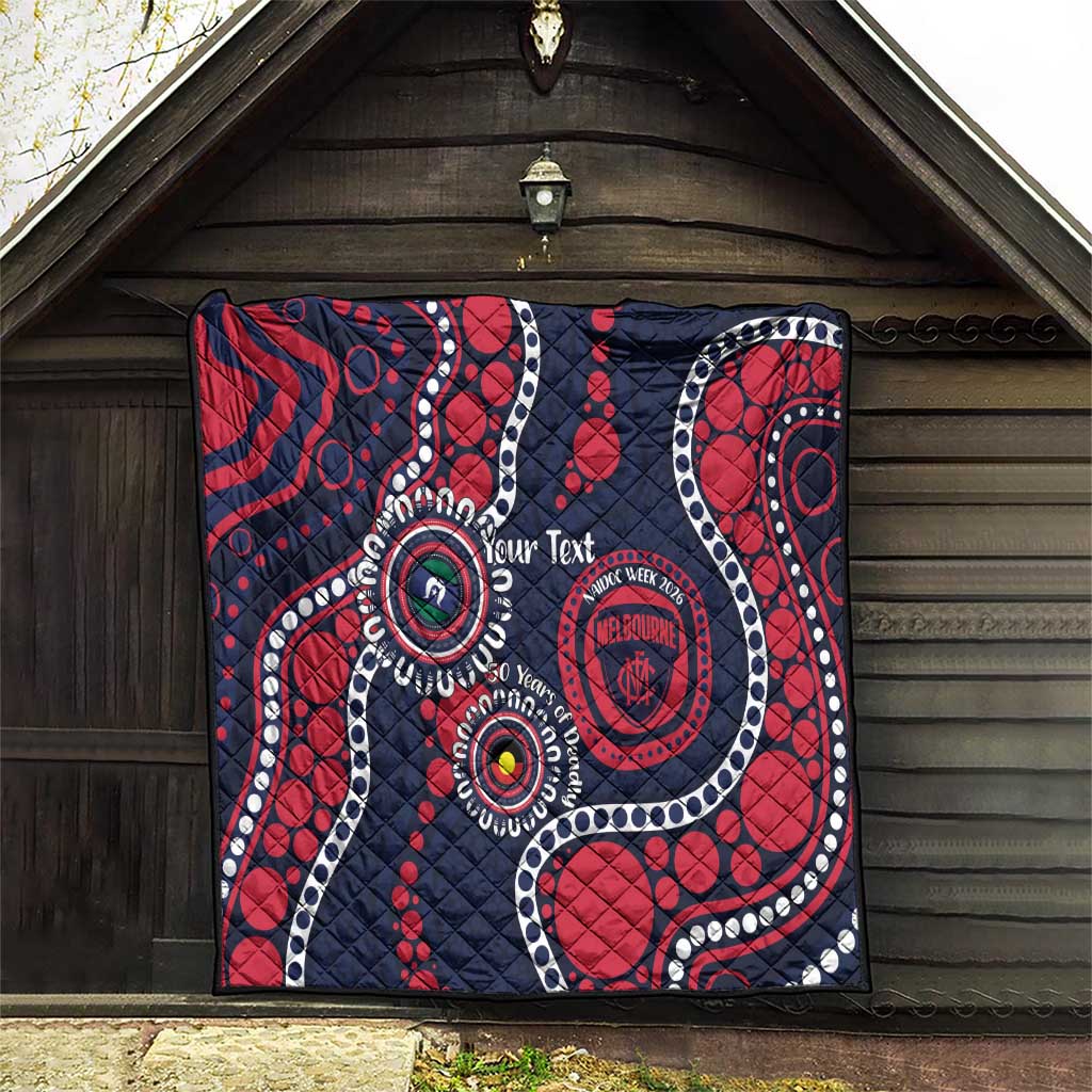 Melbourne NAIDOC Week 2026 Personalised Quilt 50 Years of Deadly Aboriginal Art