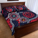 Melbourne NAIDOC Week 2026 Personalised Quilt Bed Set 50 Years of Deadly Aboriginal Art