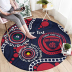 Melbourne NAIDOC Week 2026 Personalised Round Carpet 50 Years of Deadly Aboriginal Art