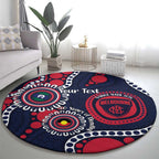 Melbourne NAIDOC Week 2026 Personalised Round Carpet 50 Years of Deadly Aboriginal Art